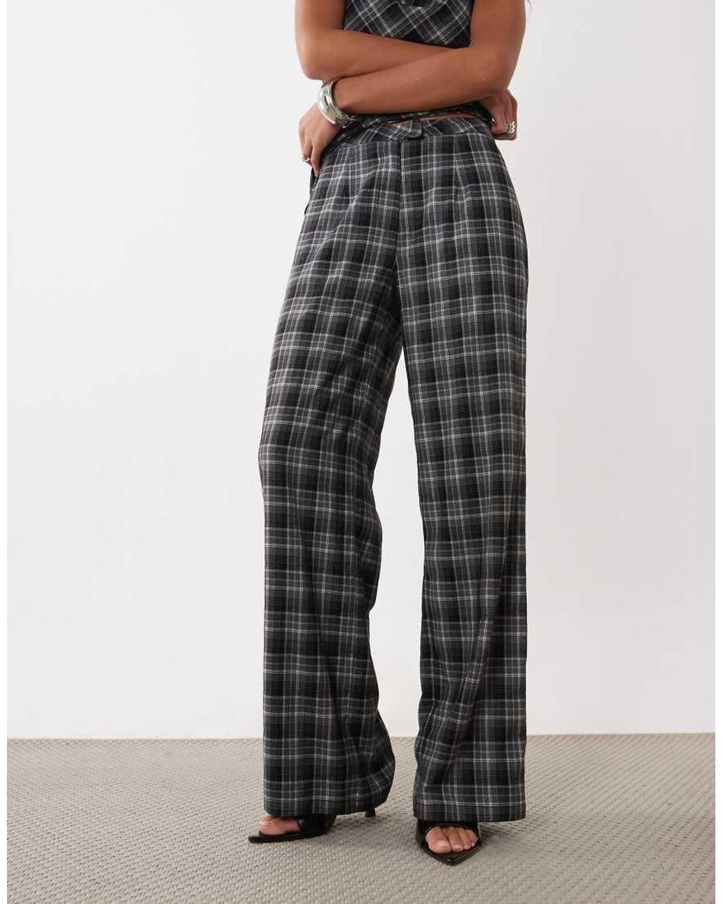 Kaiia Black Exclusive Wide Leg Trousers Co-ord