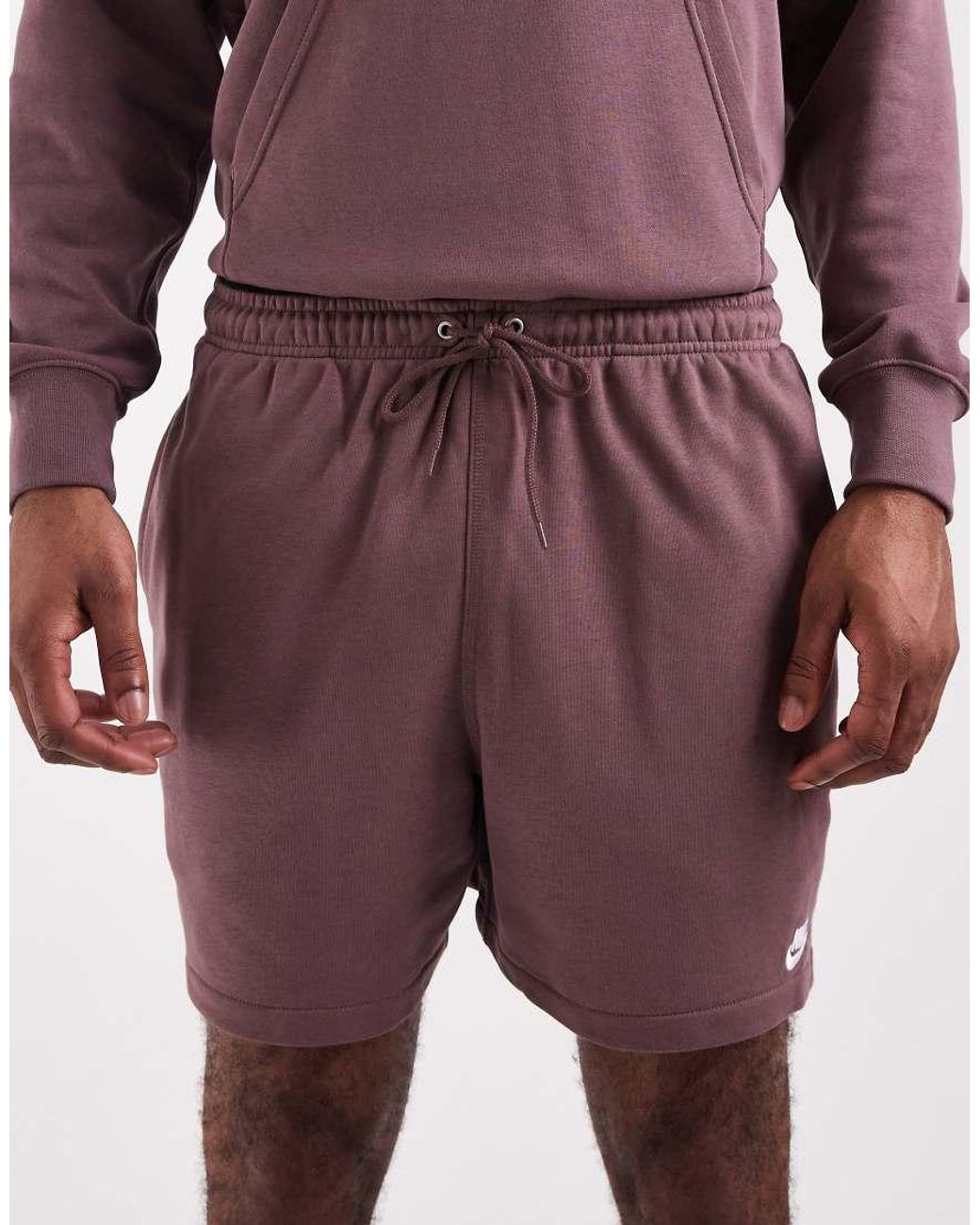 Nike Red Club French Terry Shorts for men