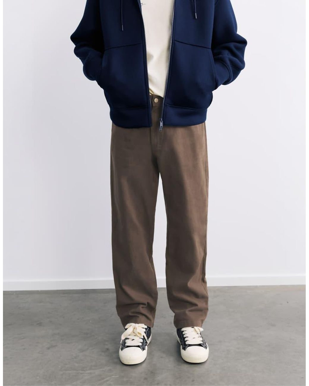 Pull&Bear Blue Straight-Leg Jeans for men