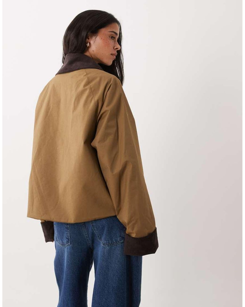 Mango Blue Parka Jacket