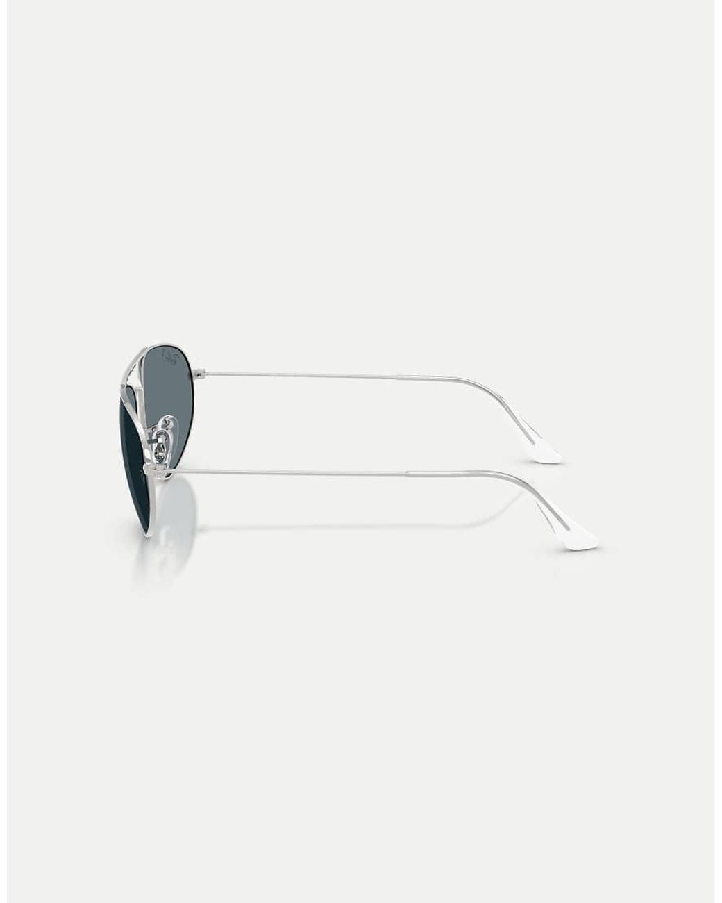 Ray-Ban Blue Irregular Polarised Sunglasses With Lens
