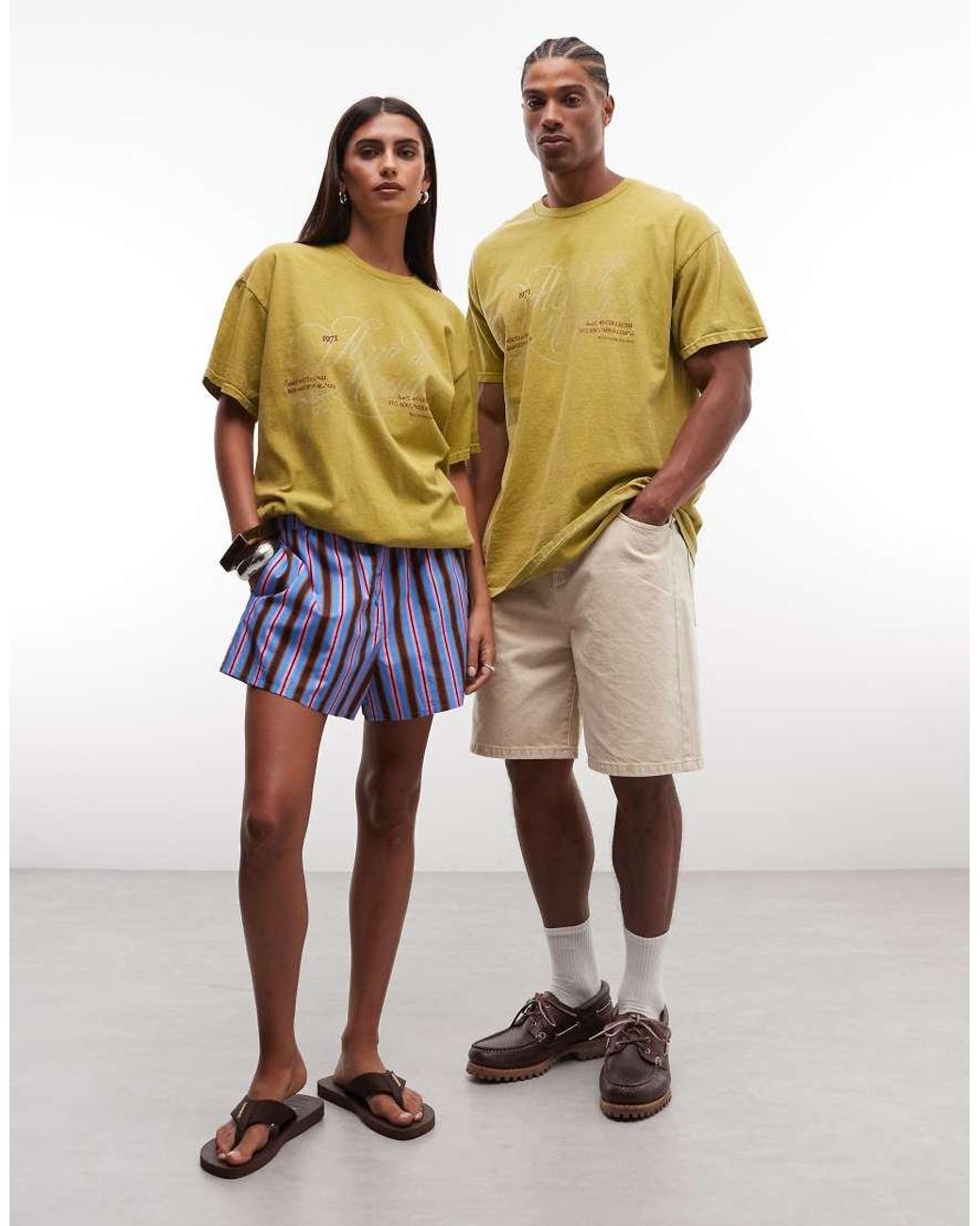 Reclaimed Vintage Green Unisex Graphic Tee