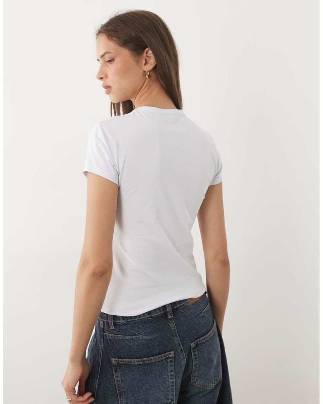 ASOS Multicolor Baby Tee With Vintage Pomegranate Graphic
