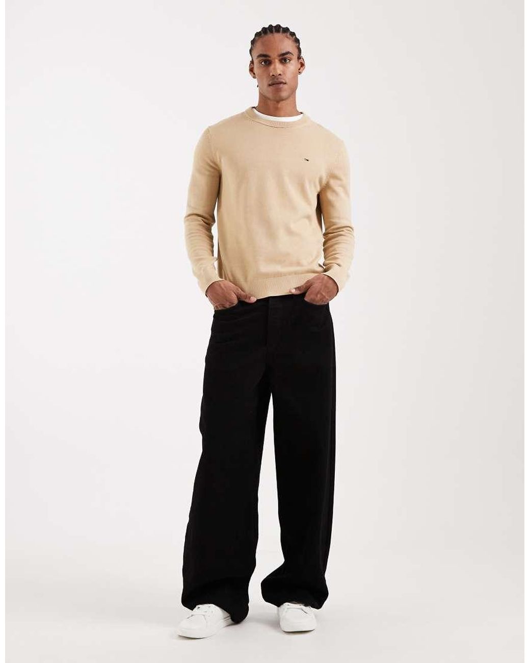 Tommy Hilfiger Natural Essential Light Jumper for men