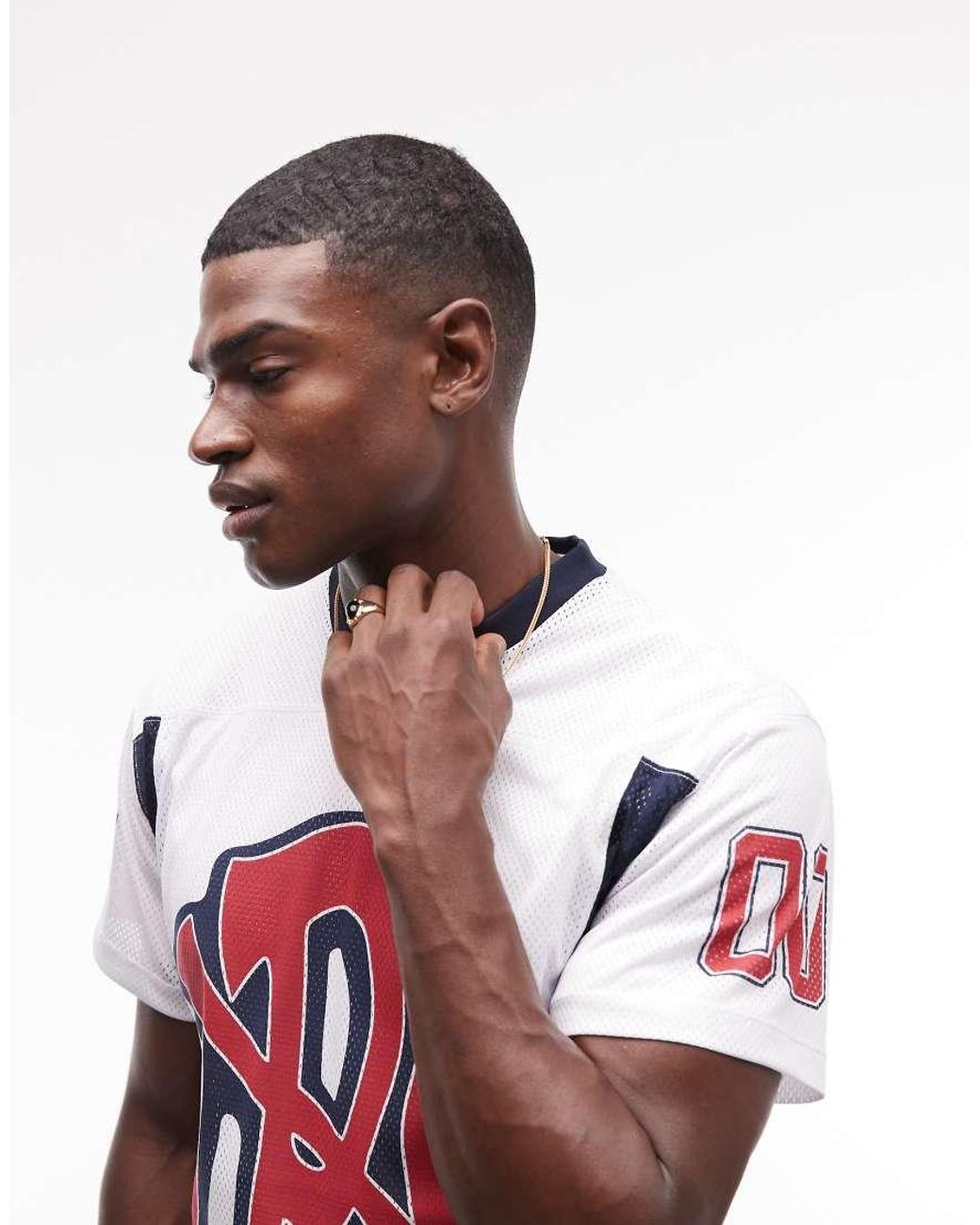 No Problemo Blue Nyp Sports Jersey With Logo Back Print for men