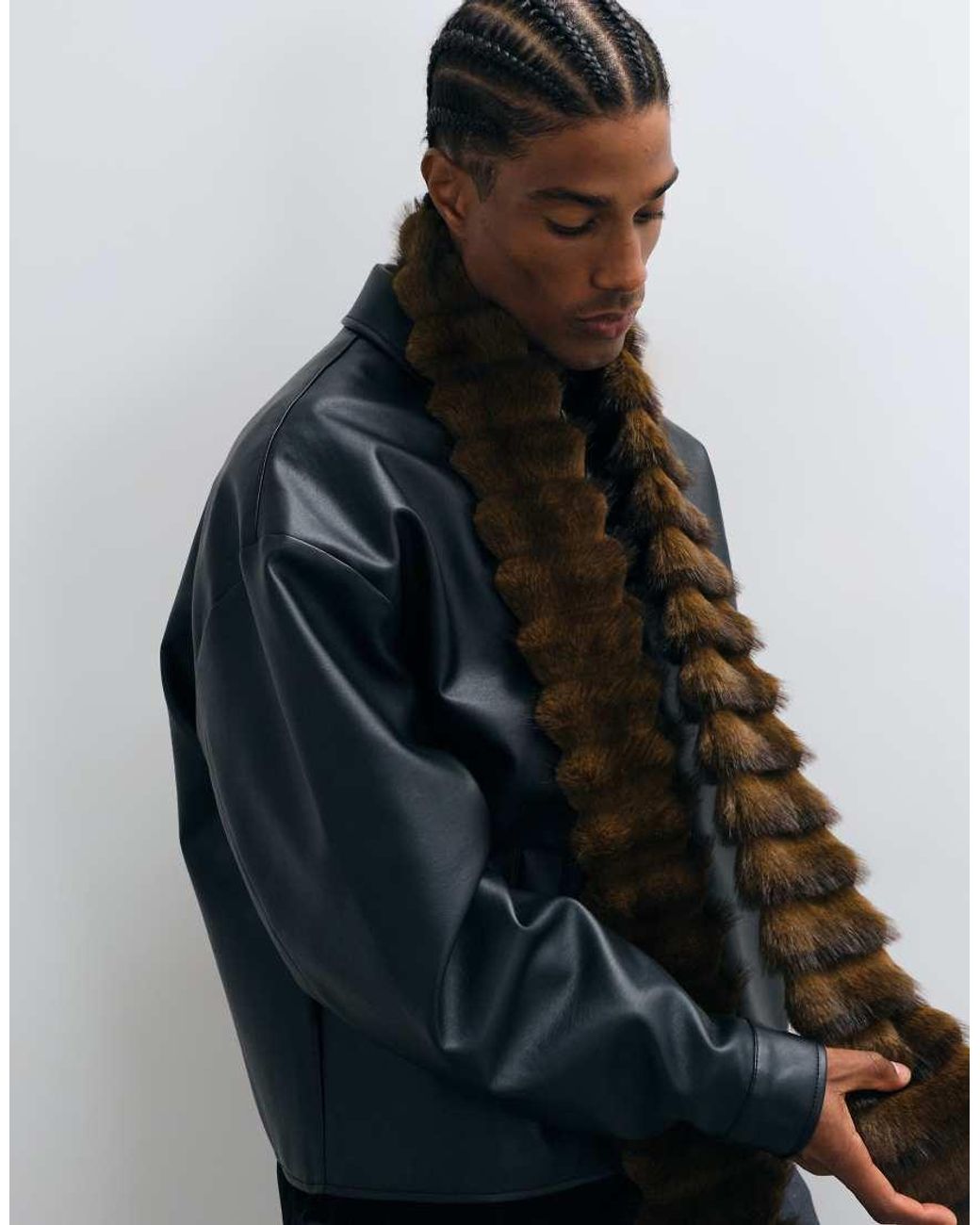 Sciarpa di ASOS in Black da Uomo