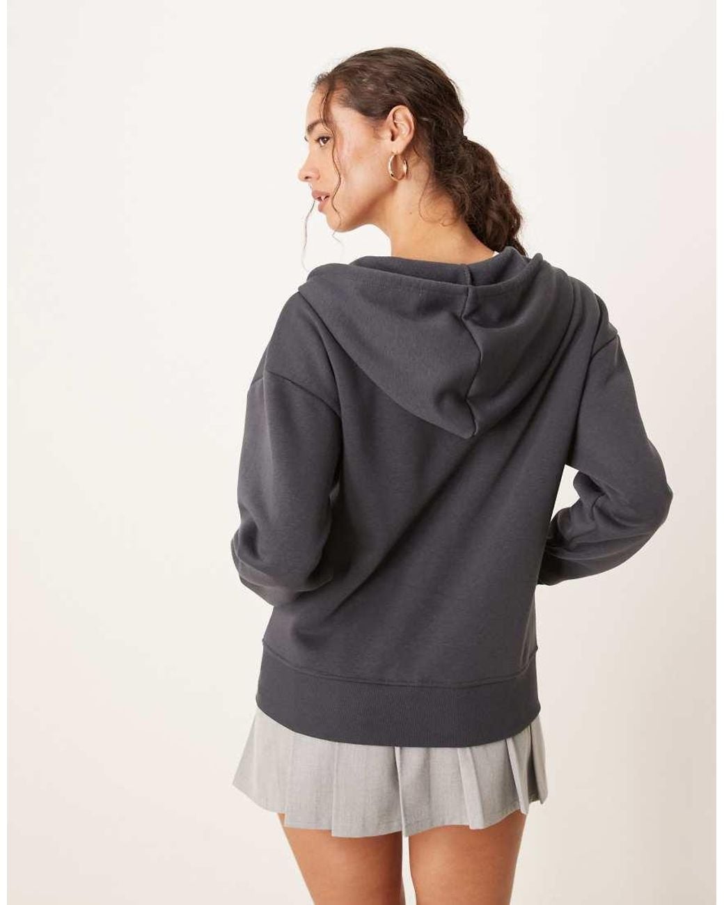 Brave Soul Gray Zip Through Hoodie