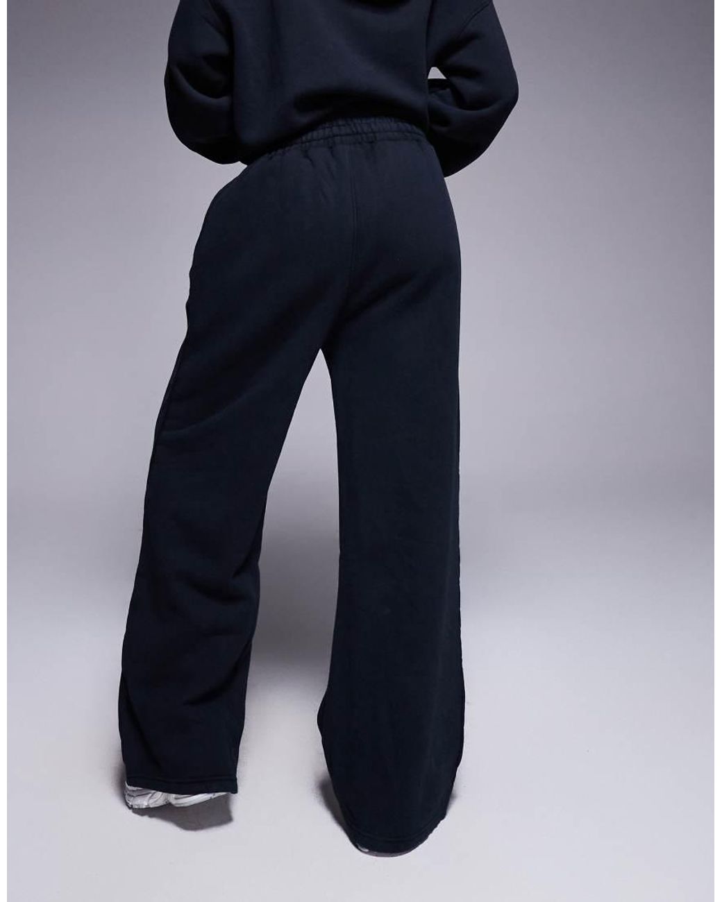 Good For Nothing Blue Seam Detail Wide Leg Relaxed Jogger
