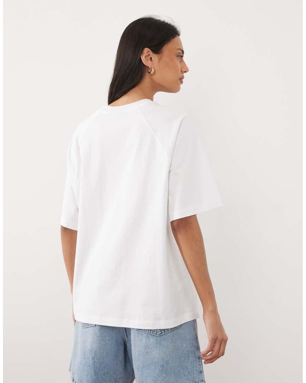 ASOS White Oversized T-Shirt With Cherry Graphic