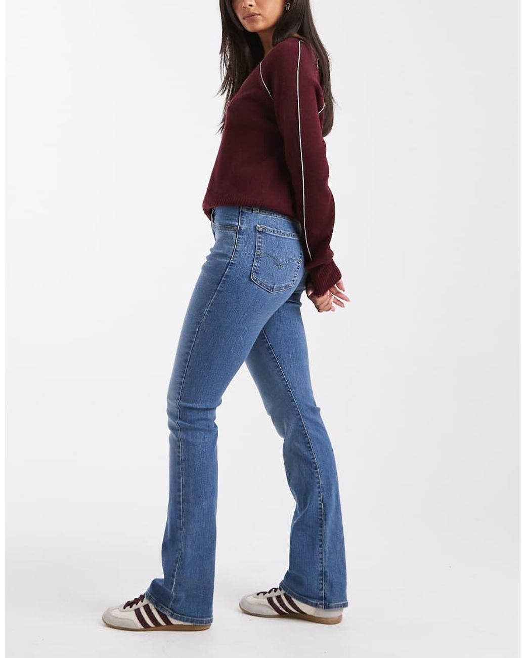 Levi's Blue 725 Bootcut High Rise Jeans