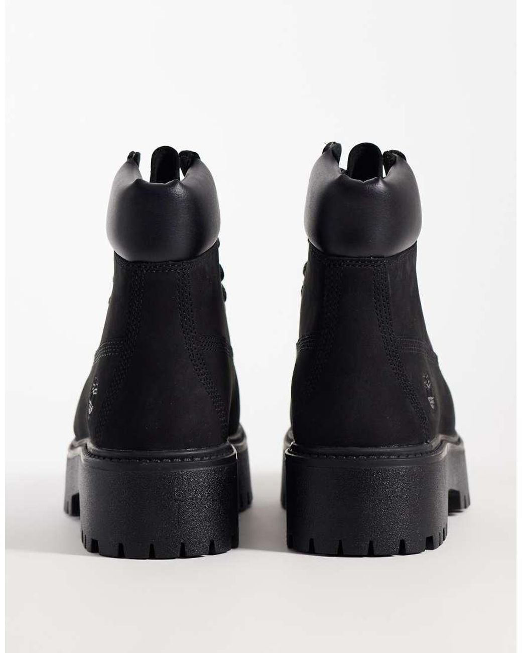 Timberland Black Stone Street 6 Inch Elevated Boots