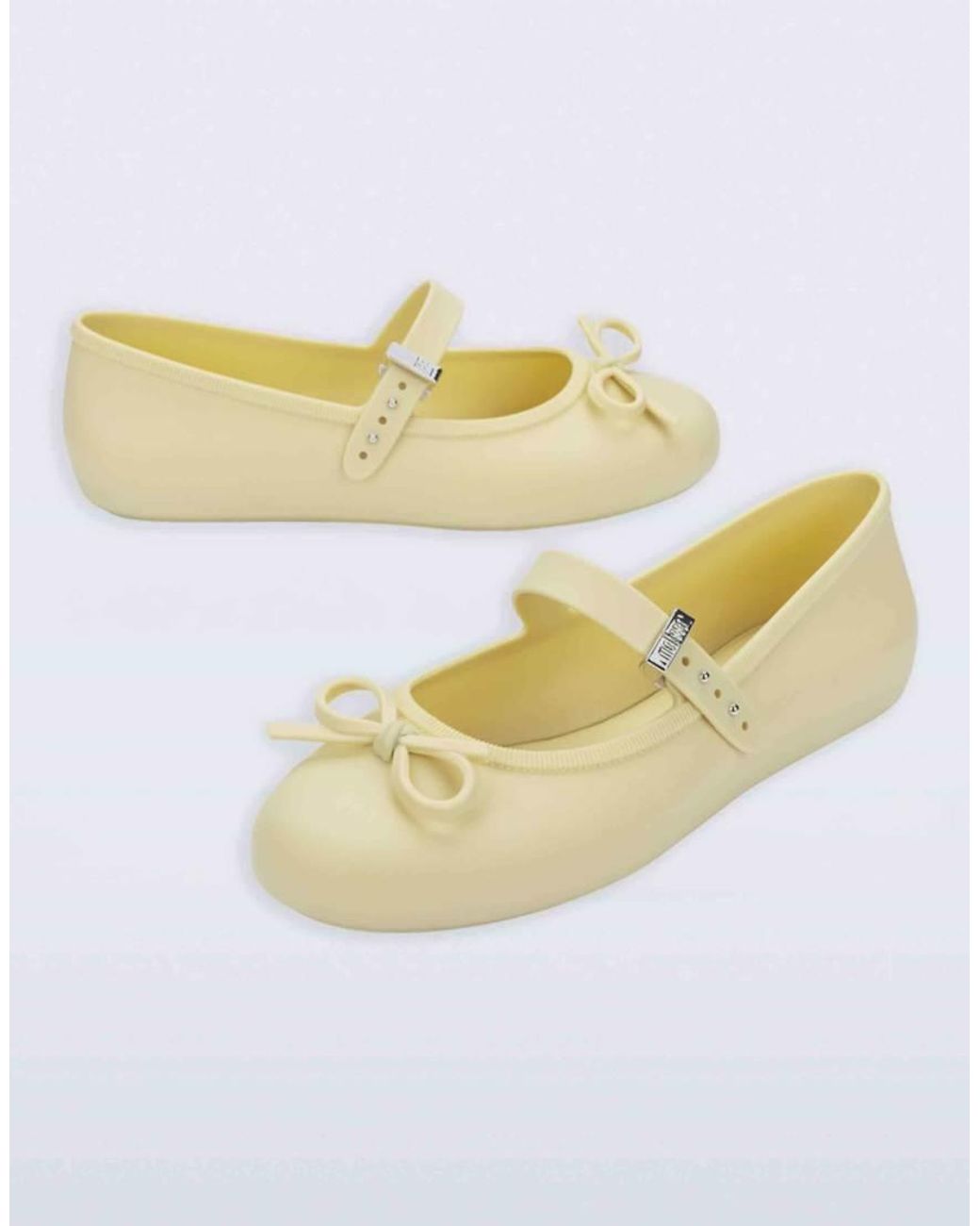 Melissa Yellow Soft Ballerina Delicate Bow