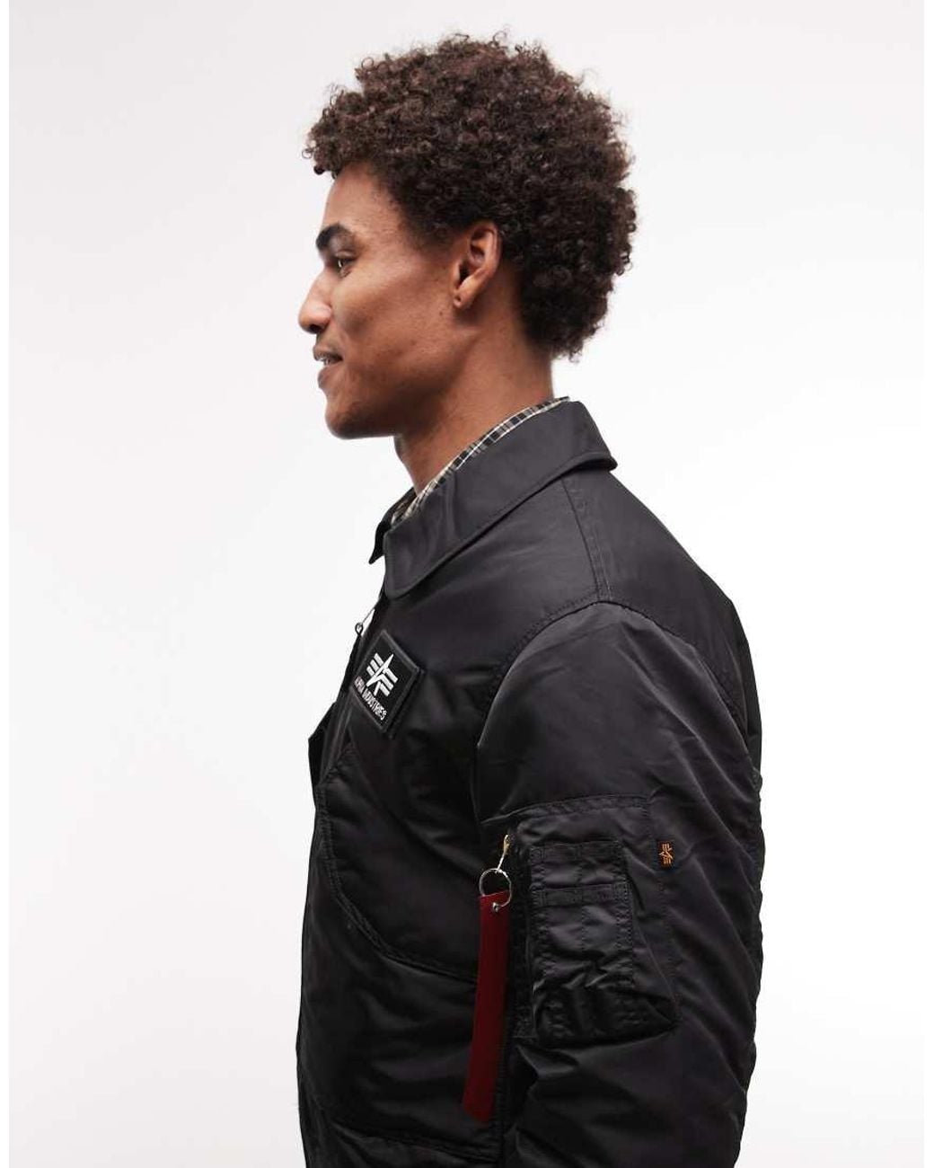 Alpha Industries Black Bomber Jacket for men