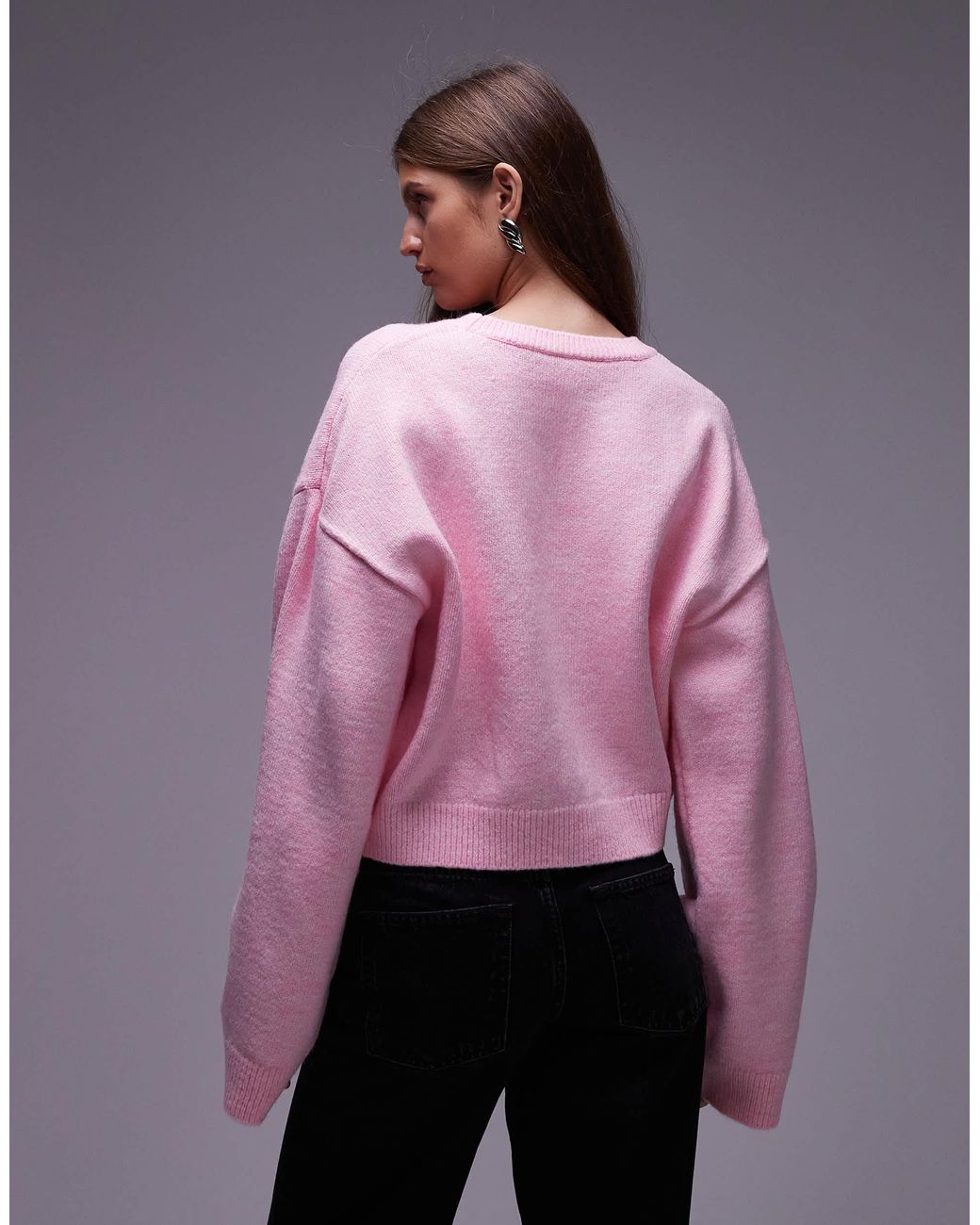 ASOS Pink – oversize-strickpullover