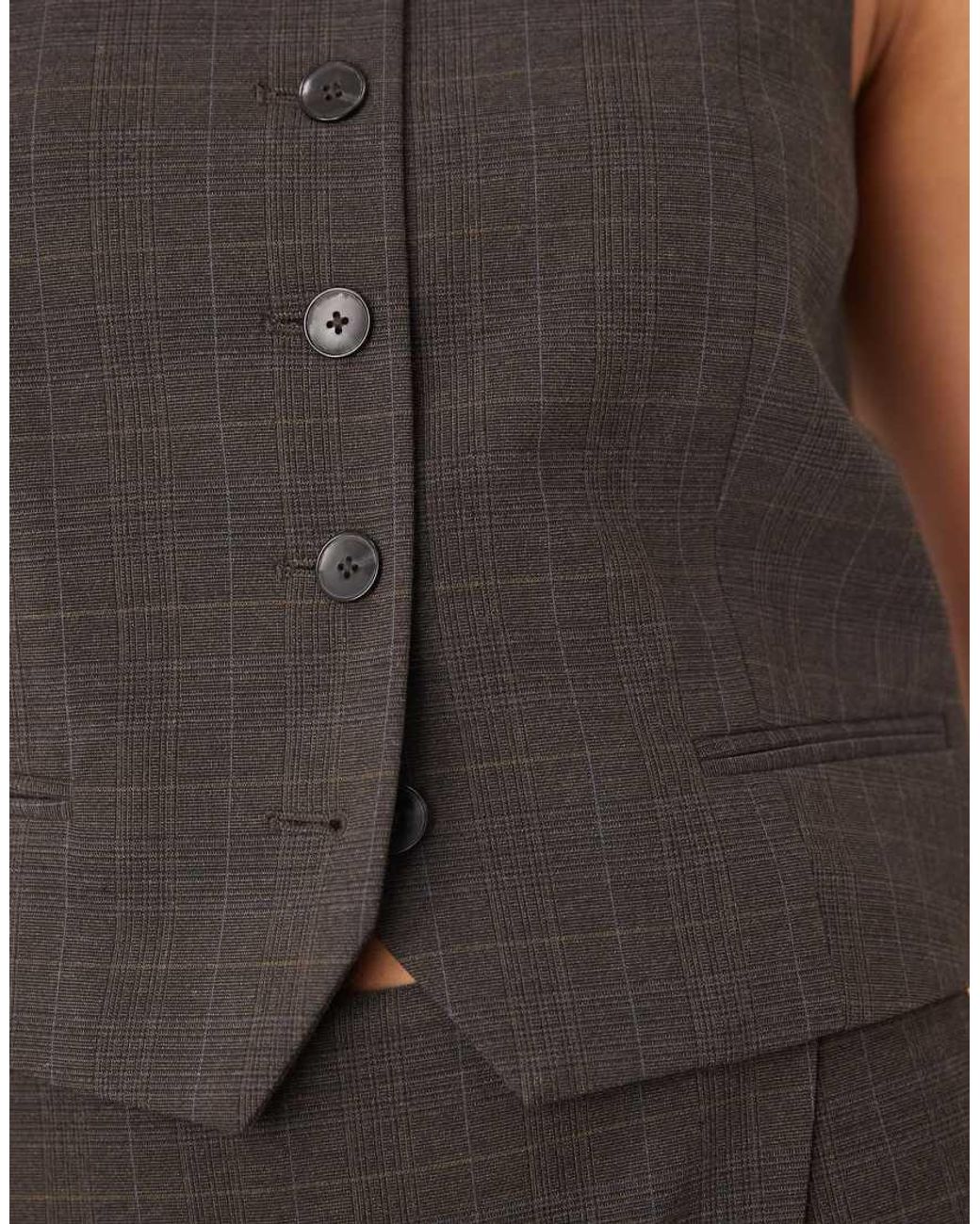 Mango Black Stuard Tailored Waistcoat Co-ord