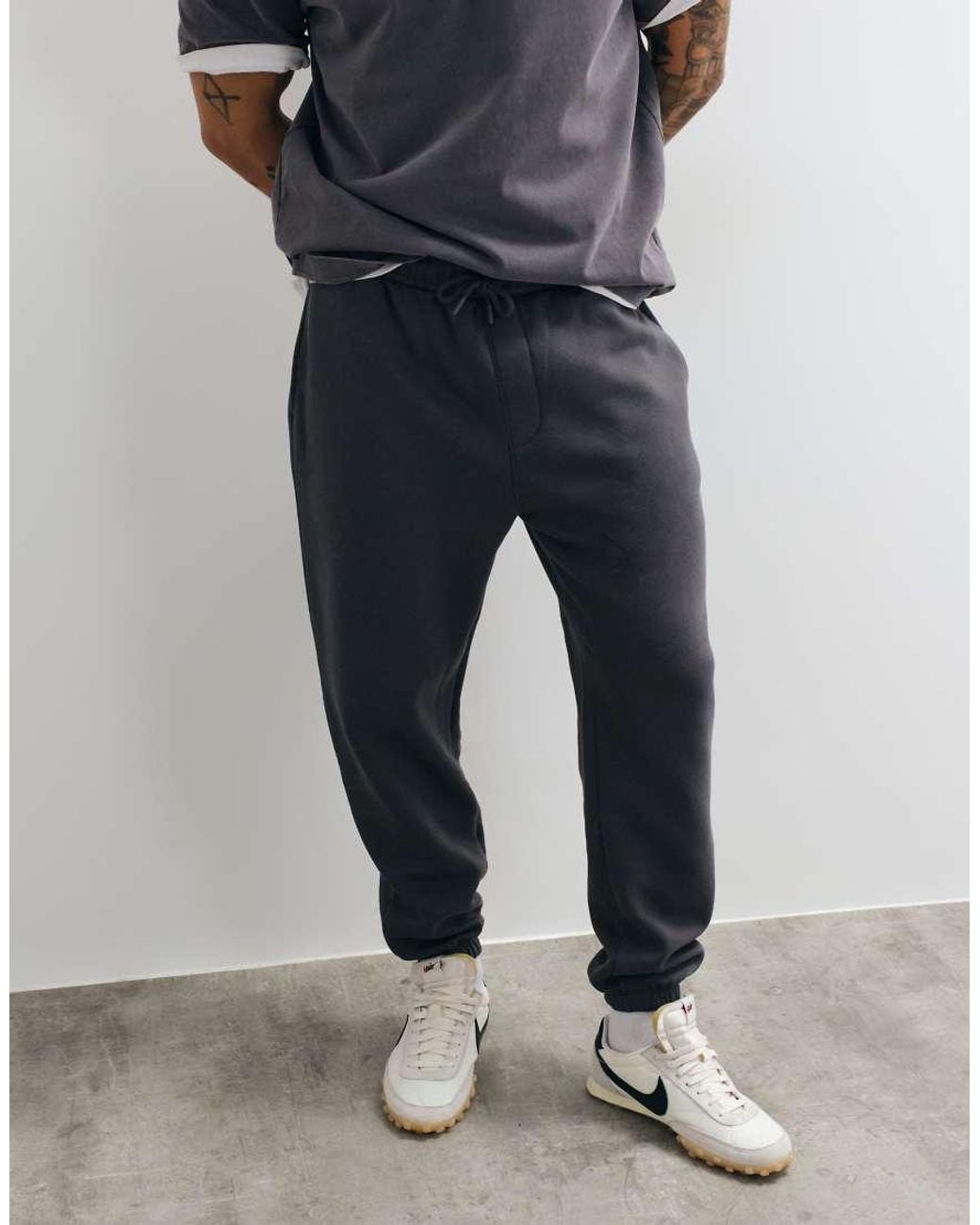 ASOS Blue Essentials Tapered jogger for men