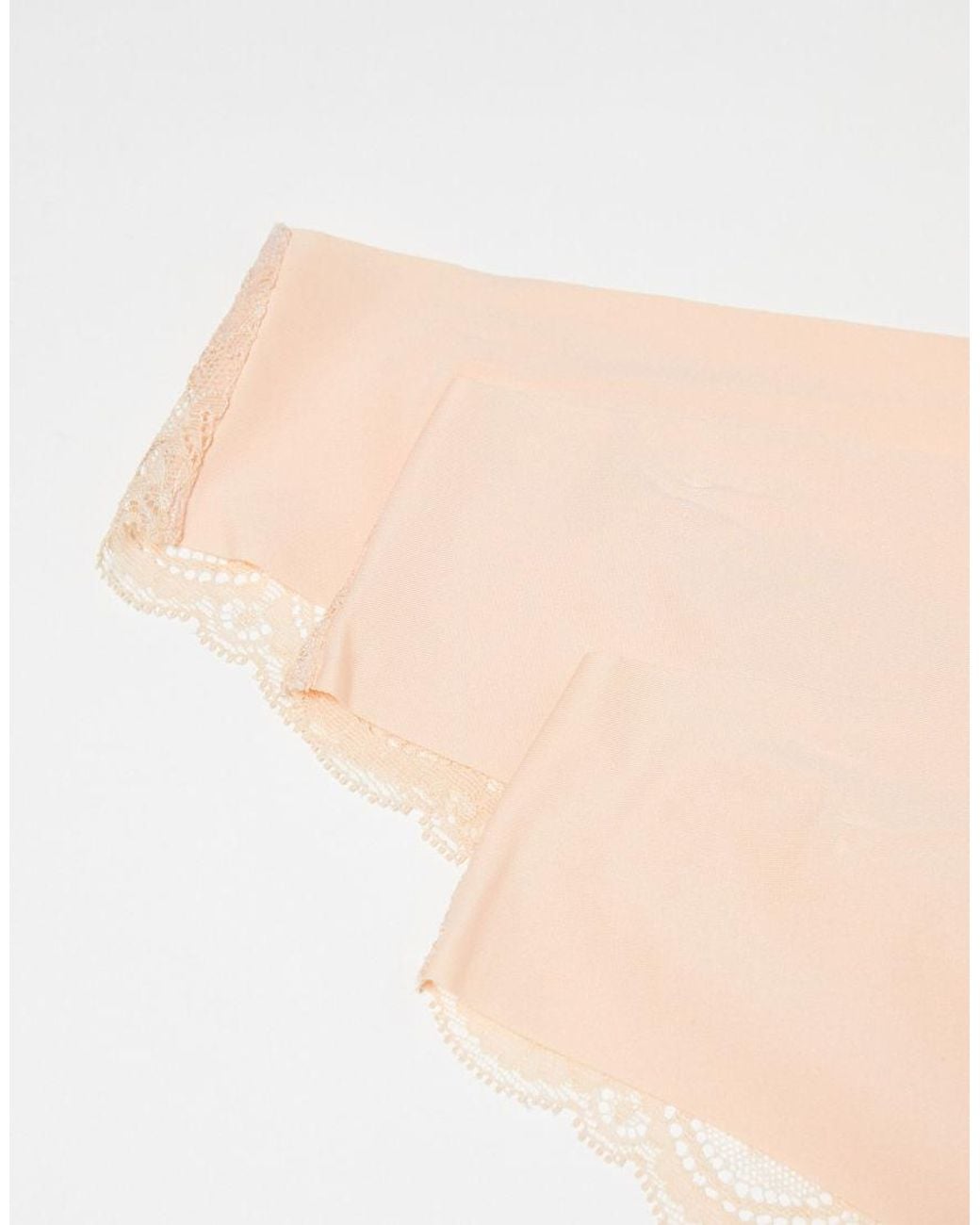 ASOS White Asos Design Curve 3 Pack No Vpl & Lace Thong