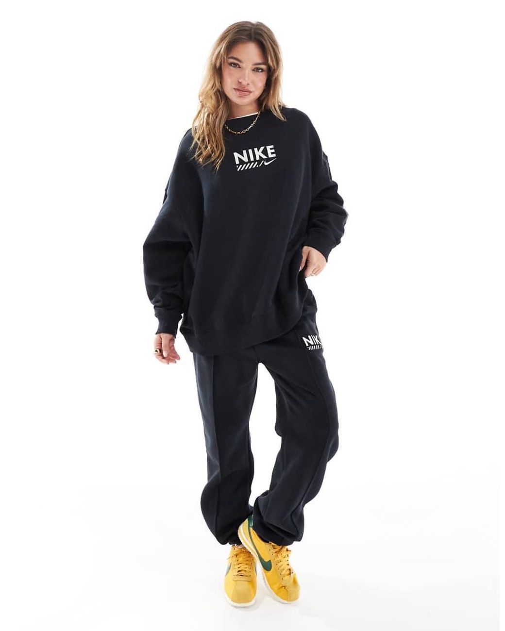 nike swoosh oversized sweatshirt