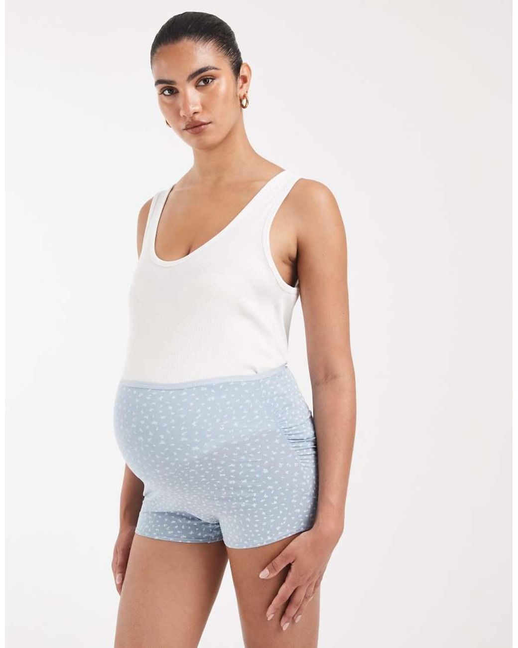 Lindex Blue Maternity 3 Pack Briefs