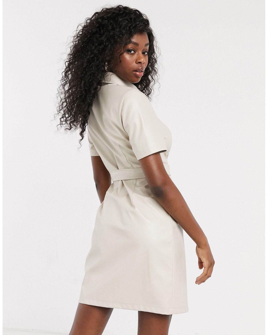 new look cream dress