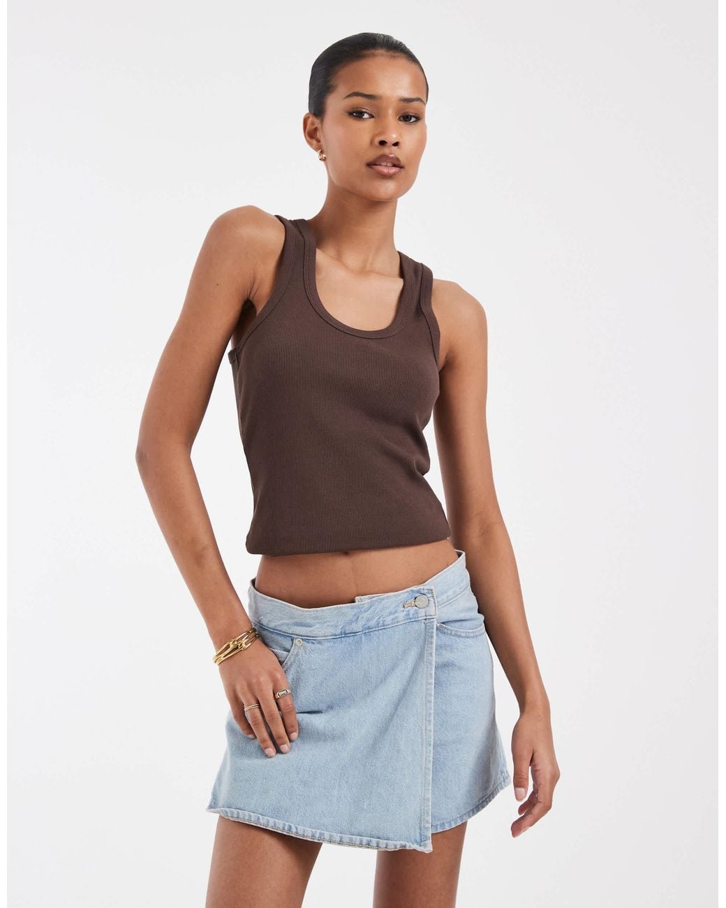 Jupe-short - clair Levi's en coloris Blue