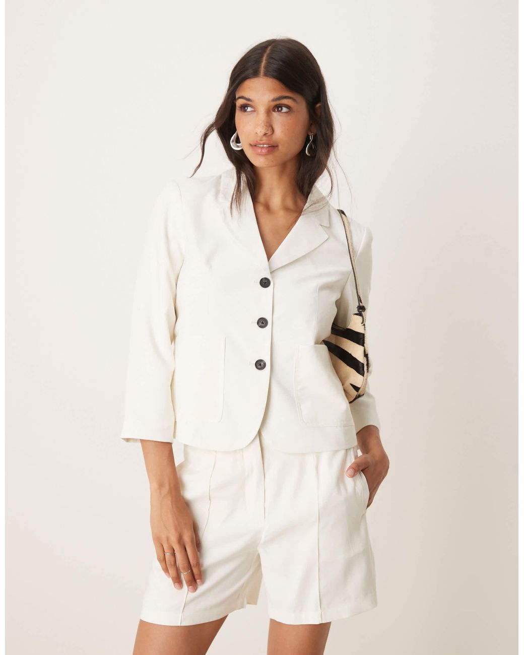 Aware Natural Tailored Blazer Co-ord
