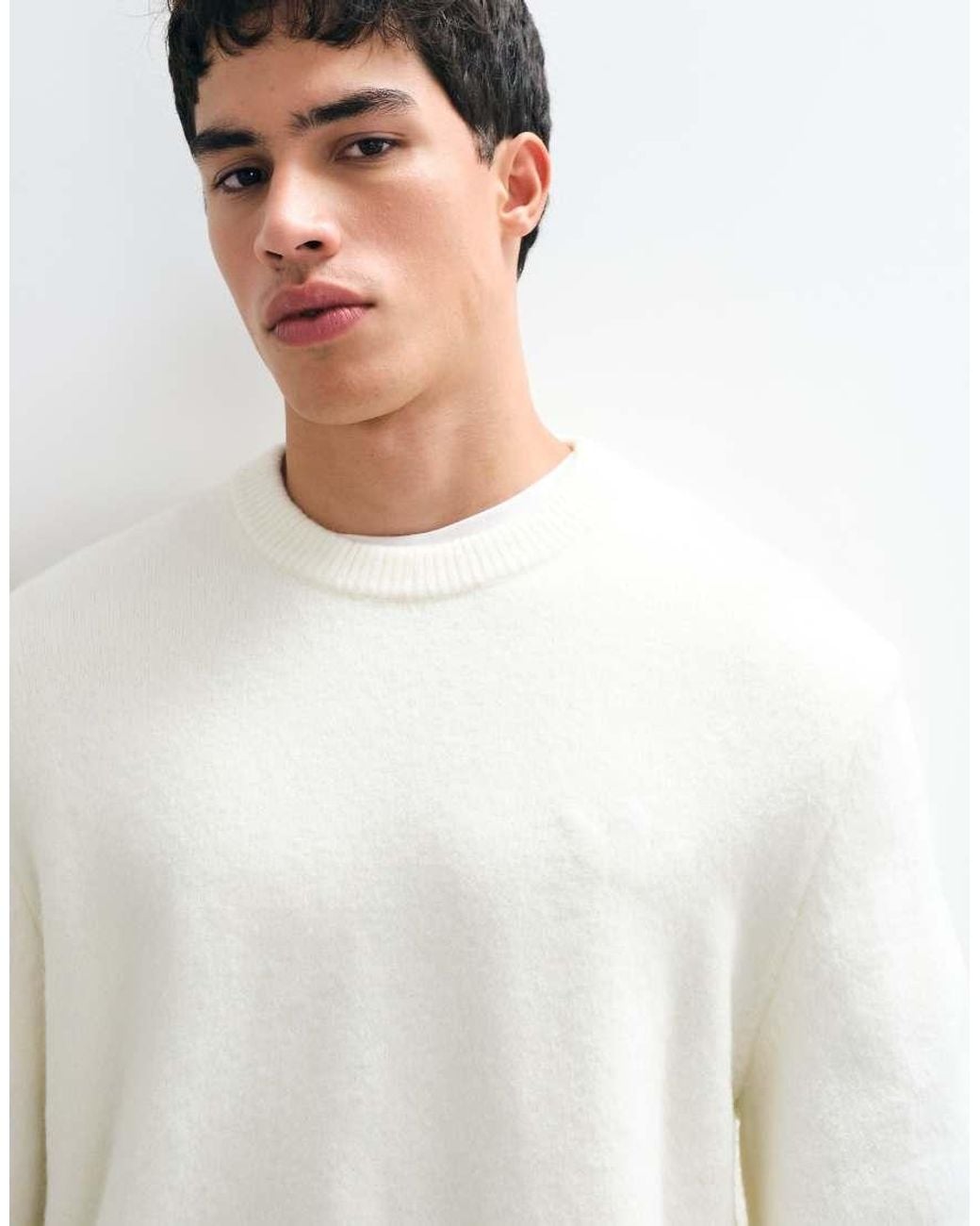Adidas Originals White Knitted Jumper for men