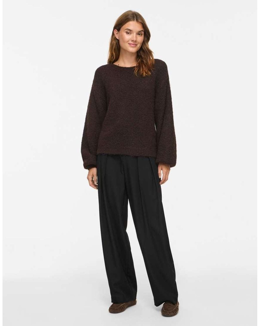 Vila Black Knitted Pullover