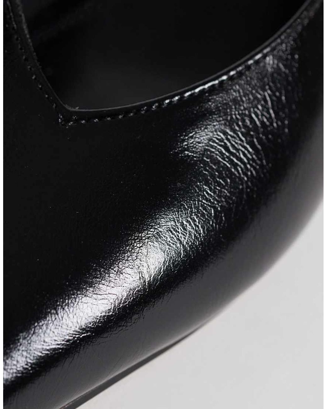 ASOS White Surprise Pointed Kitten Heeled Mules