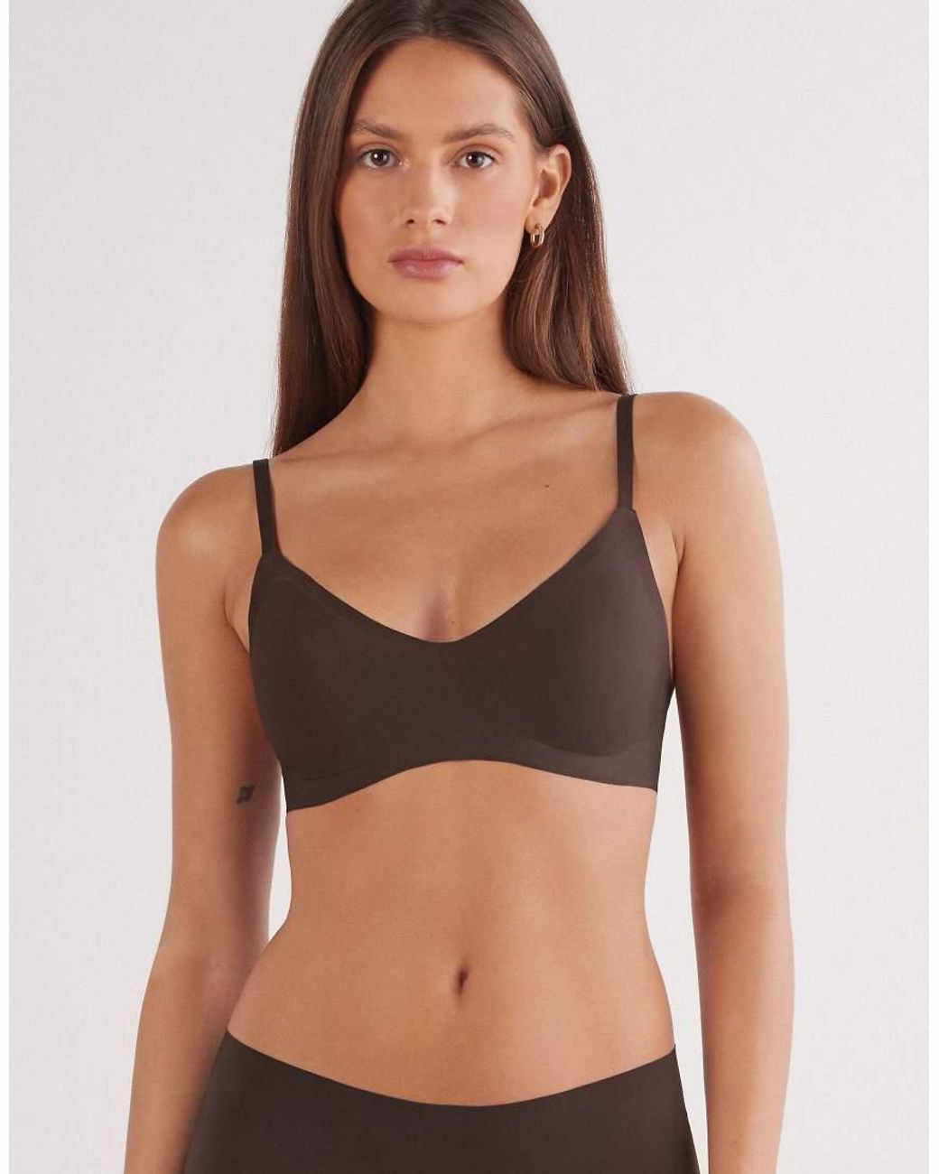 Intimissimi Black Laila Microfibre Bra Top