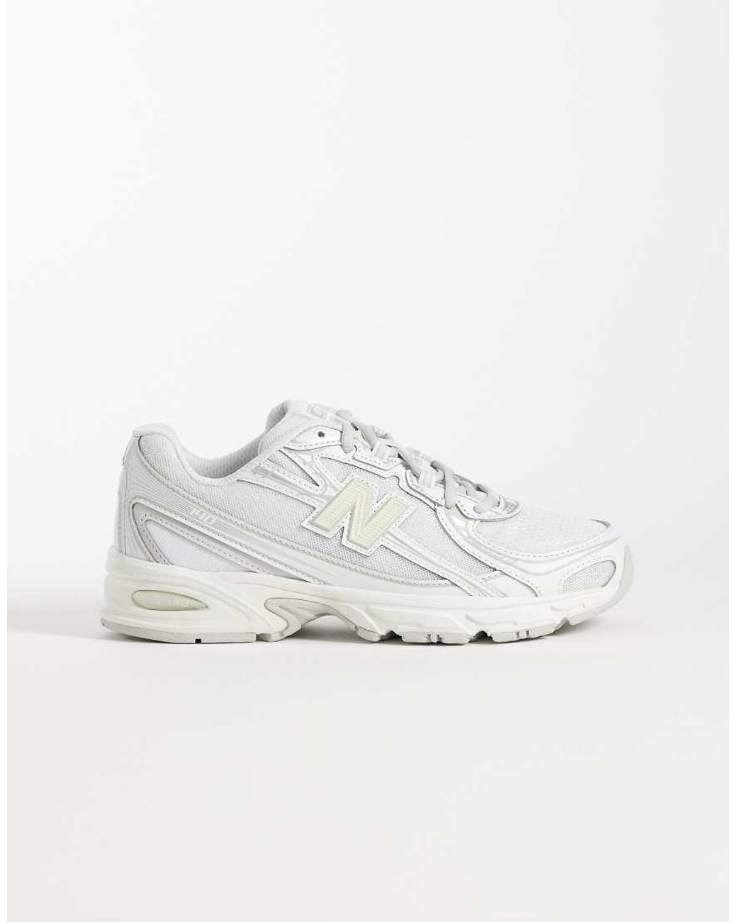 New Balance White 740 Sneakers