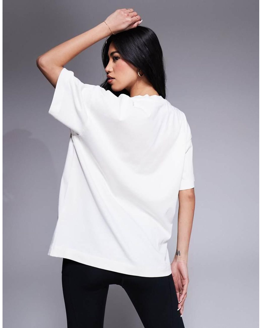 4505 Gray Icon Heavyweight Cotton Oversized T-shirt With Quick Dry Finish