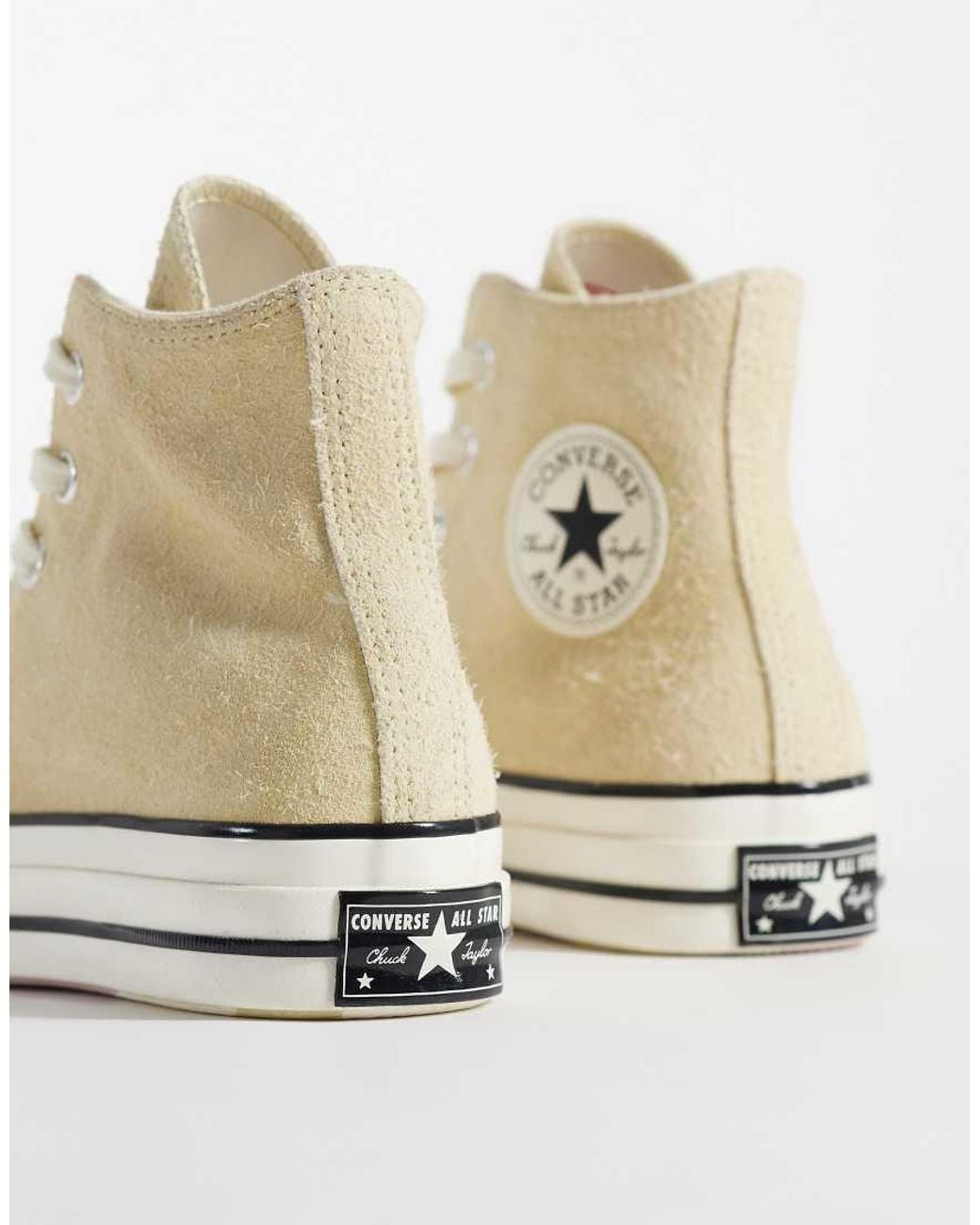 Converse Natural Chuck 70 Hi Suede Trainers