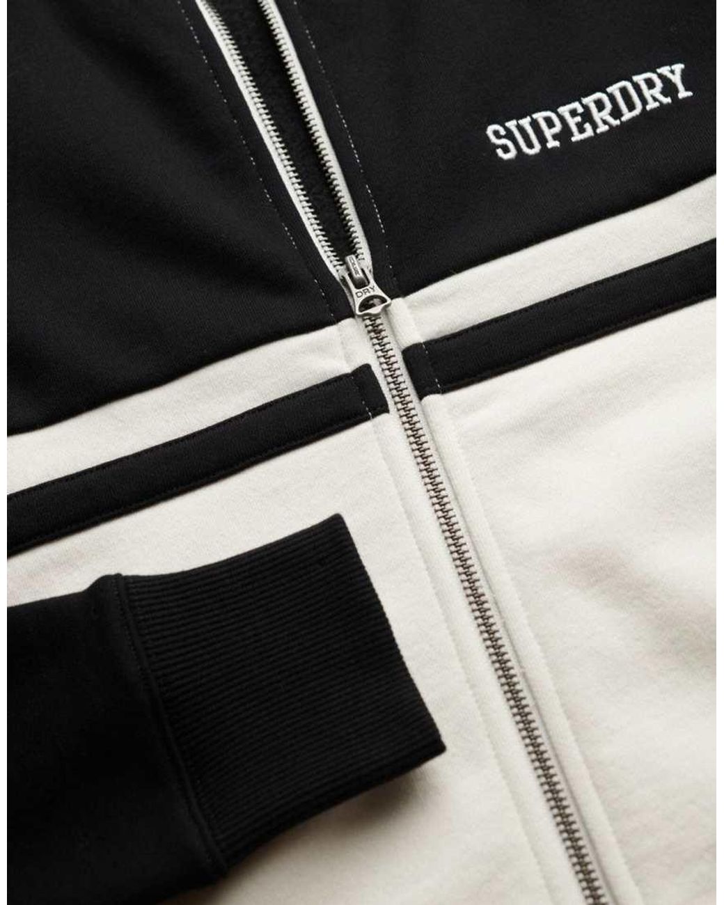 Superdry Blue Athletic Essentials Zip Through Track Jacket