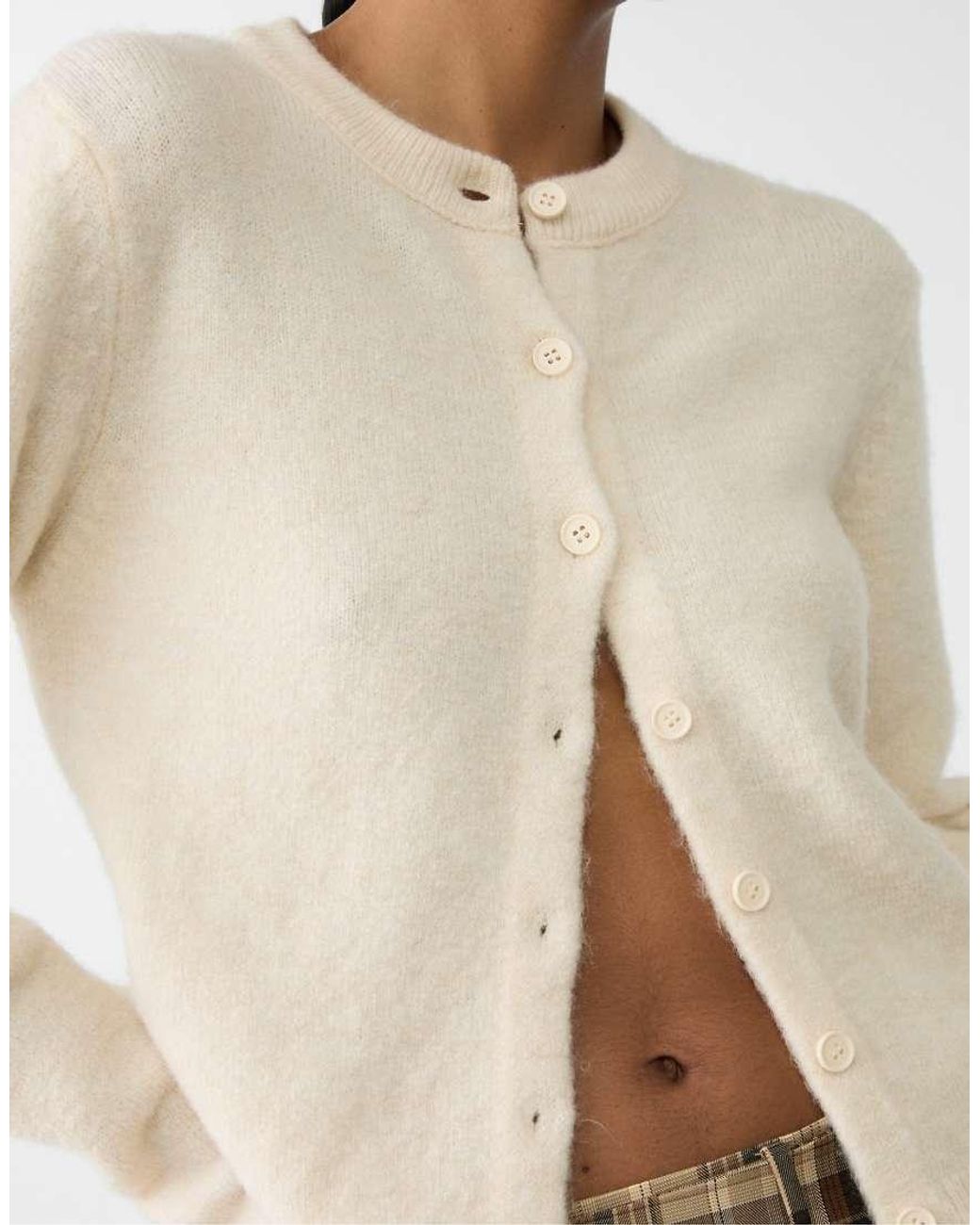 Stradivarius Natural Cardigan
