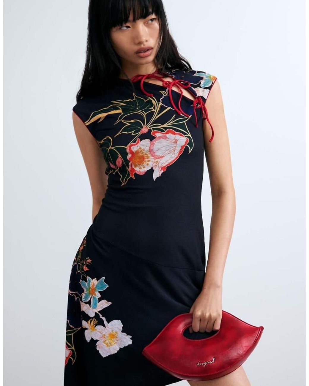 Desigual Blue Asymmetrical Dress