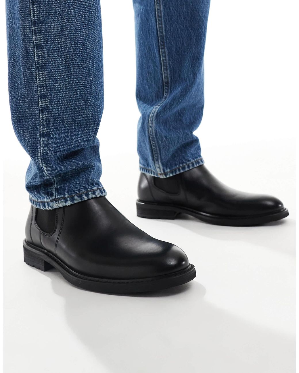 Declan - bottines cheslea Schuh pour homme en coloris Blue