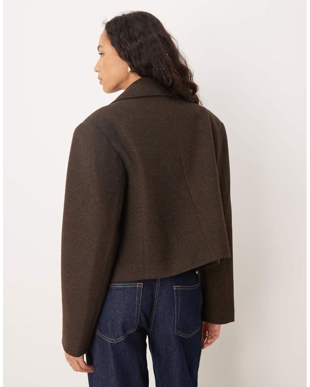 ASOS Black Short Formal Trench Coat