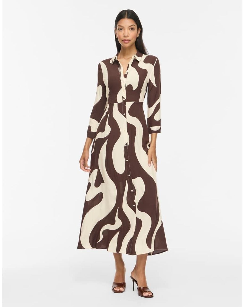 Vila White Shirt Dress