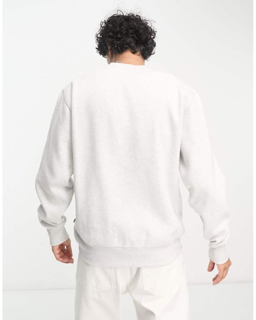 Dickies White Summerdale Premium Oversized Sweatshirt for men