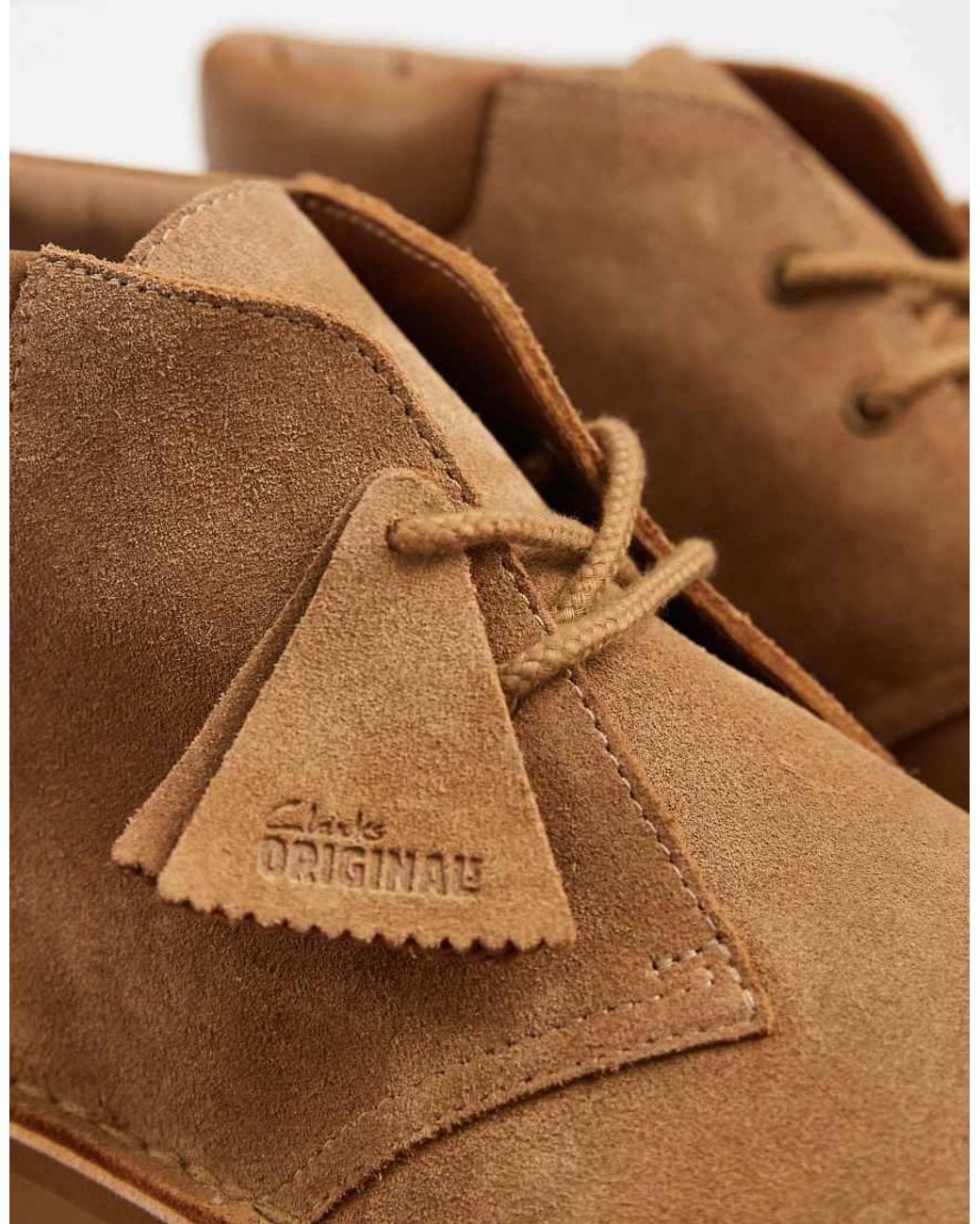 Clarks Brown Desert Rock Boots for men