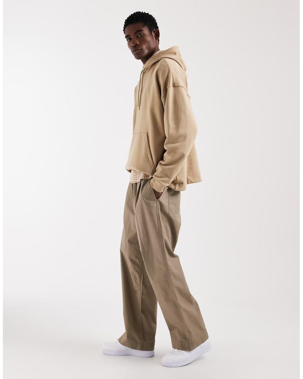 Nike Natural Club French Terry Oversized Hoodie for men