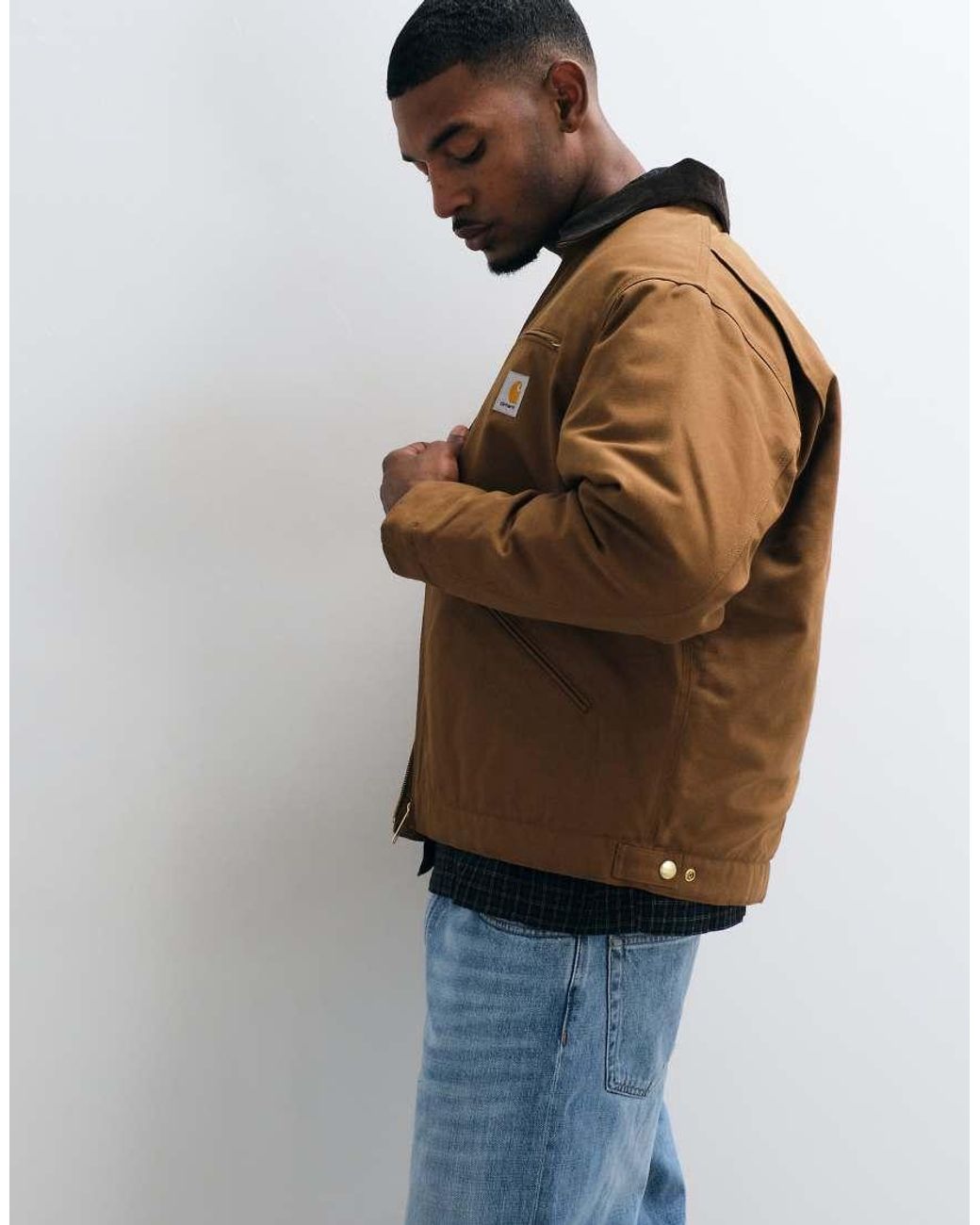 Carhartt Blue Og Detroit Jacket for men
