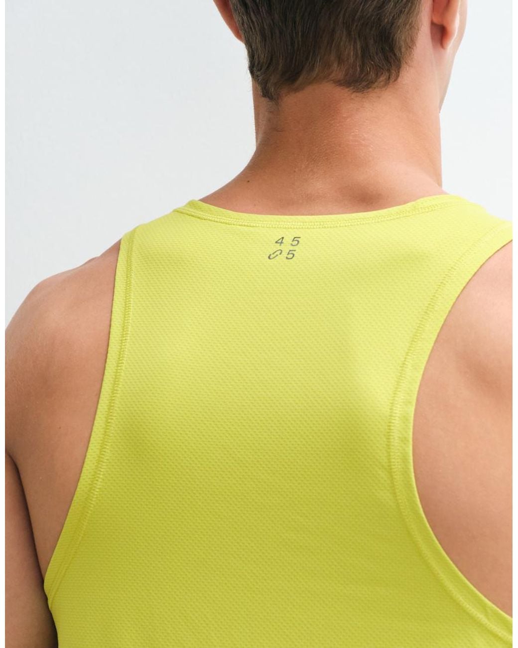 4505 Green Icon Quick Dry Mesh Training Tank Top With Racer Back for men