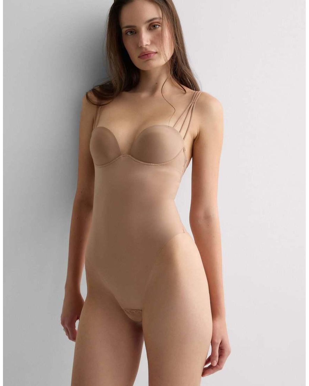 Intimissimi Brown Ilenia Ultralight Microfibre Body