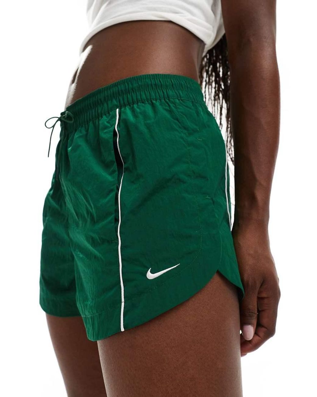 dark green nike shorts womens