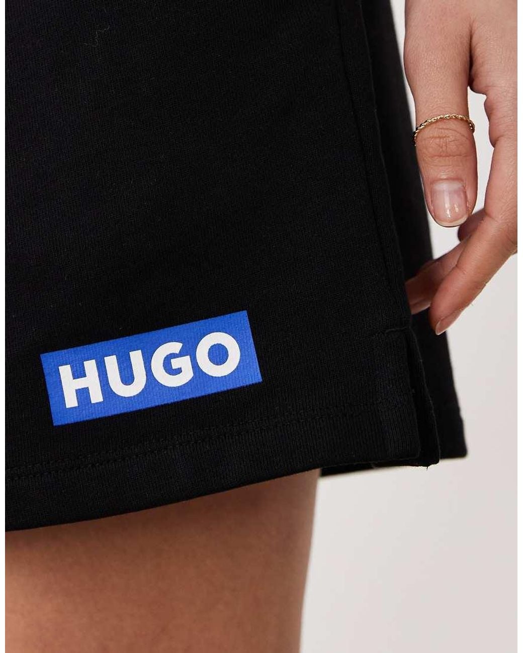 HUGO White Box Logo Jersey jogger Shorts