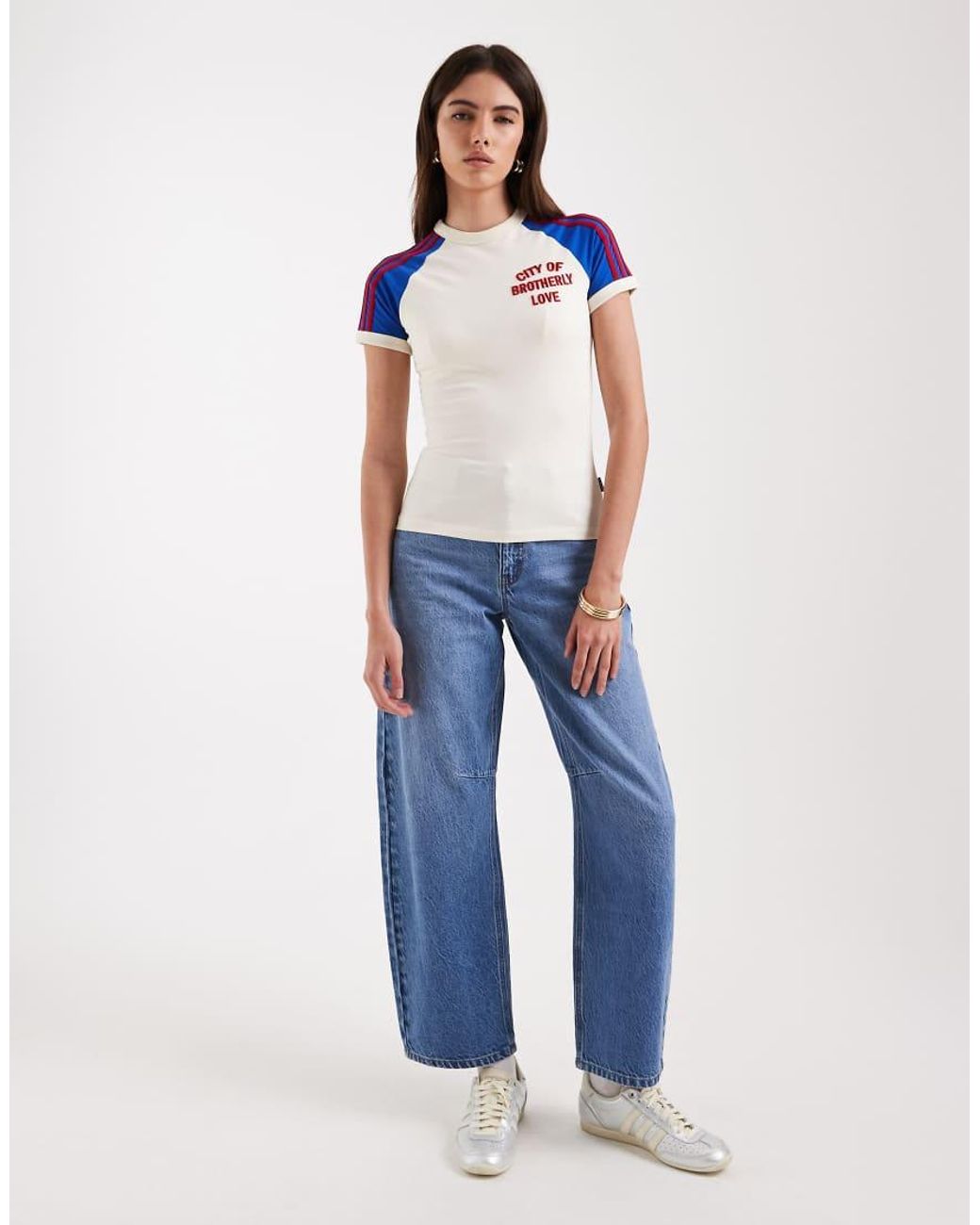 Adidas Originals Blue City T-Shirt Philadelphia
