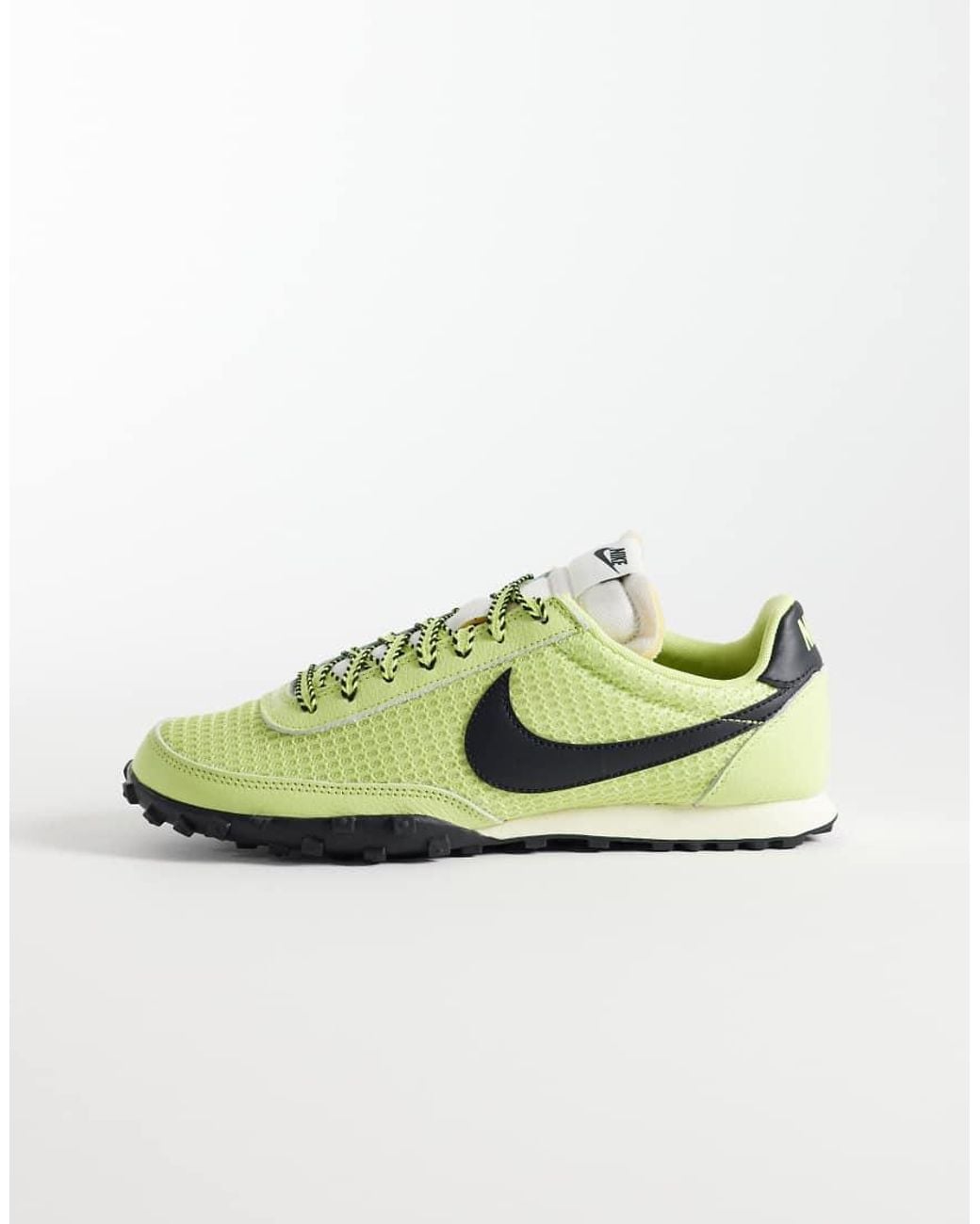 Nike Green Waffle Racer Mesh Trainers for men