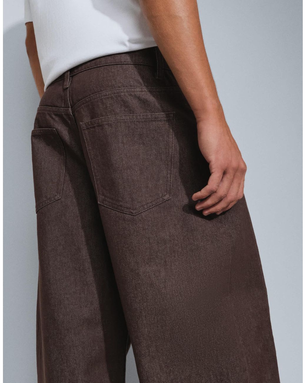 ASOS Gray Cocoon Leg Jean for men